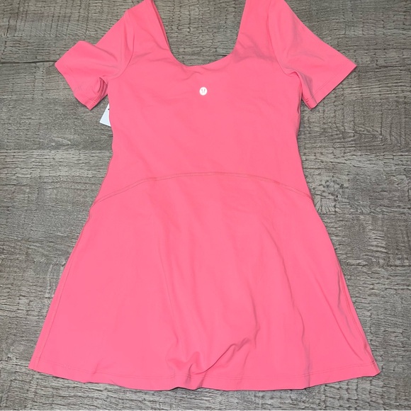 NWT lululemon Align Short-Sleeve Dress SAKP Sakura Pink Size 6 - Picture 5 of 7